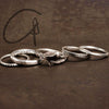 Werkstatt Munchen 5 ring combined rose bud ring M1186 PWM4